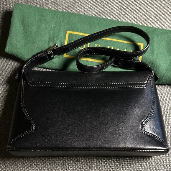 Cole Haan Black Leather Shoulder Bag - Picture 9 of 14